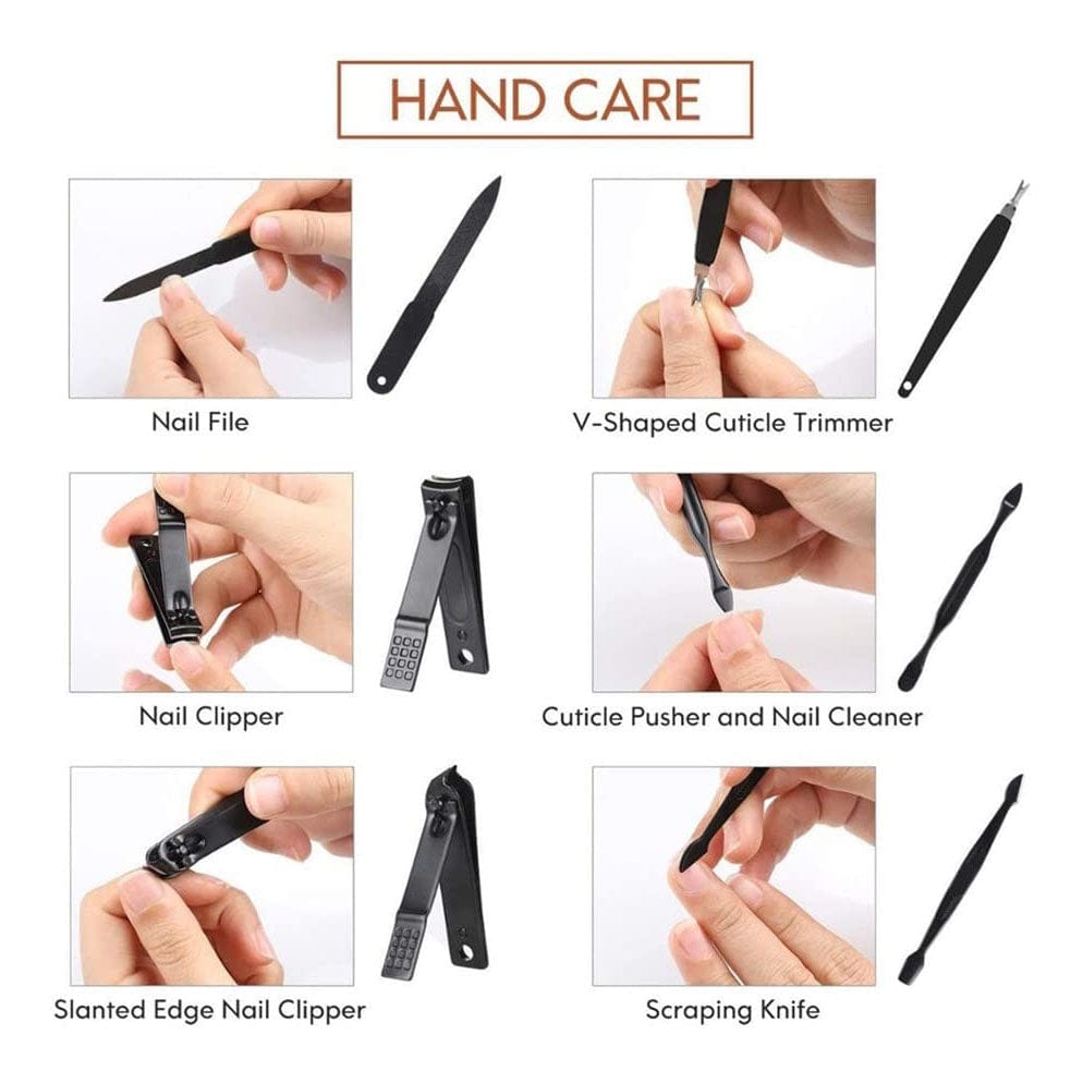 16 in 1 Nail Cutter Grooming Kit Utility Tools Nail Clipper Manicure Set