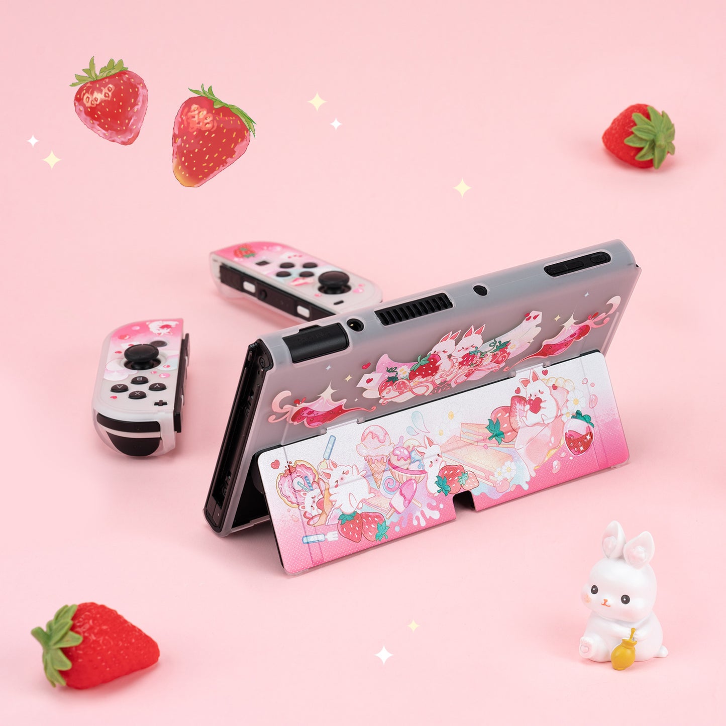 Strawberry Bunny Switch Case