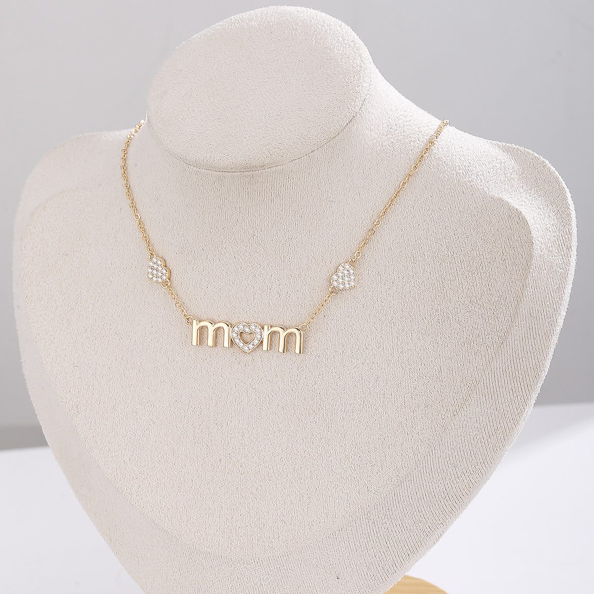 Two Hearts Mom Necklace
