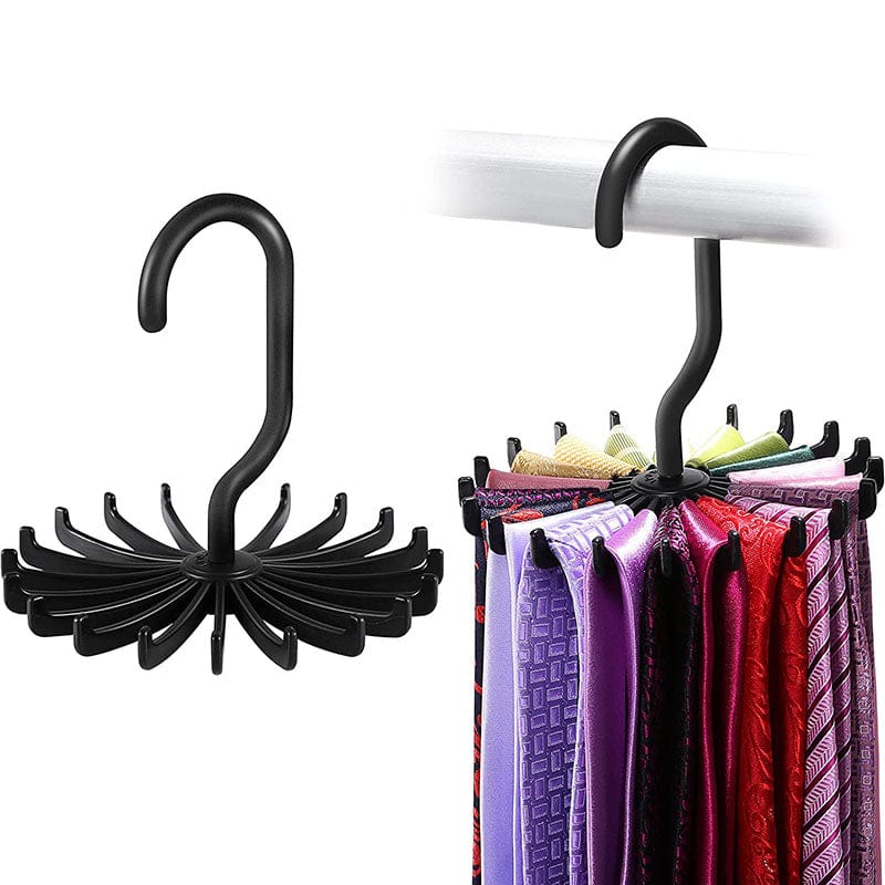 Rotatable Tie Hanger 18 Hooks