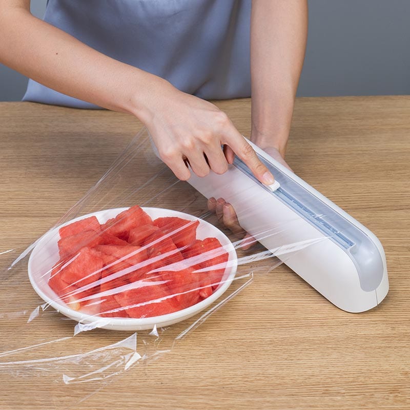 Plastic Wrap Dispenser with Cutter