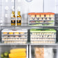 Stackable Freezer Storage Containers - Tray to Keep Fruits, Vegetables, Meat