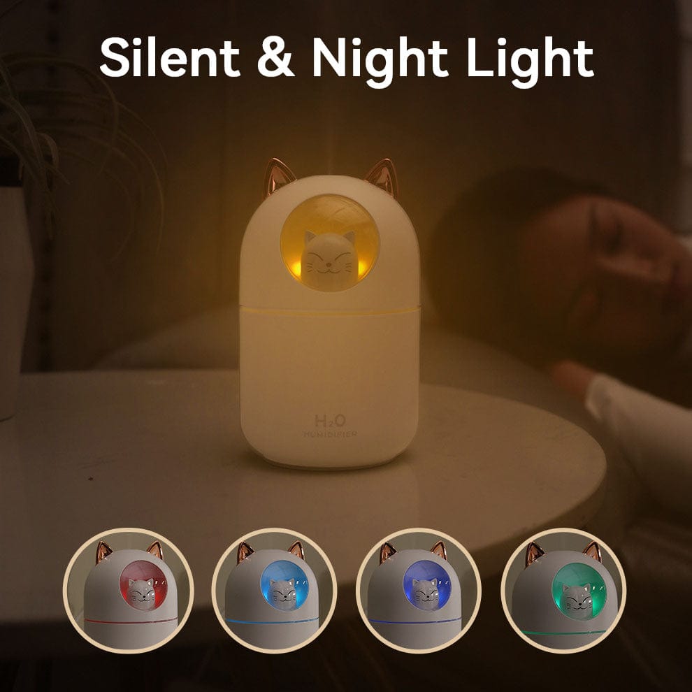 Mini Humidifiers with Night Light USB Charging