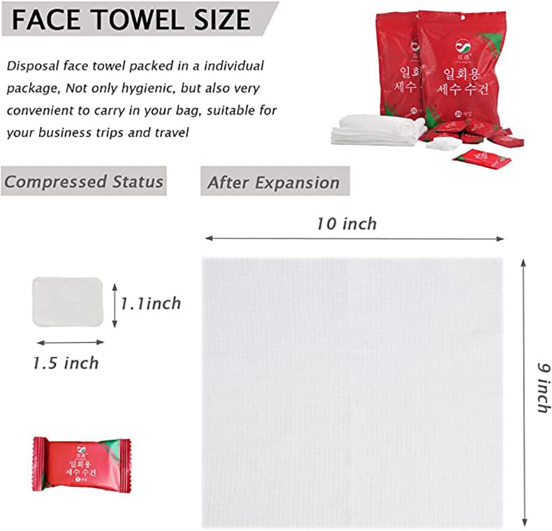 Monster Valley Disposable Compressed Face Towel Bath Towel