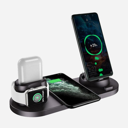 6 In 1 Wireless Charging for Multiple Devices