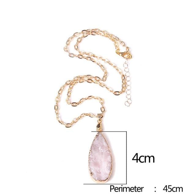Natural Crystal Gemstone Necklaces